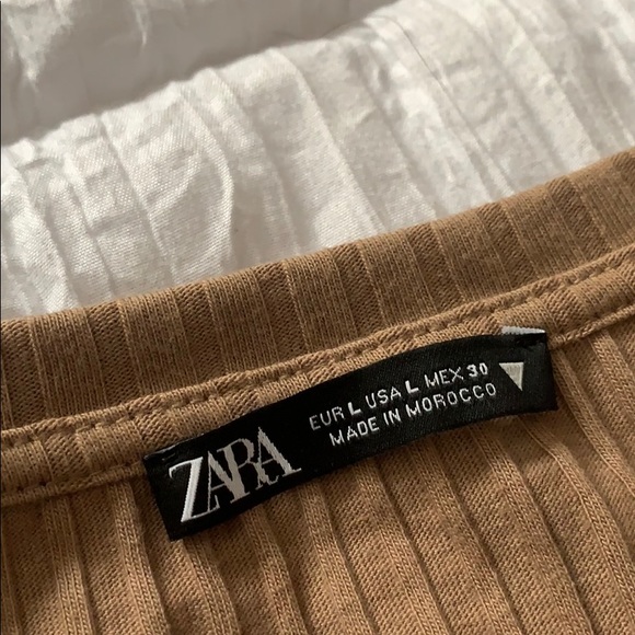 Tan ribbed dress - Picture 3 of 3